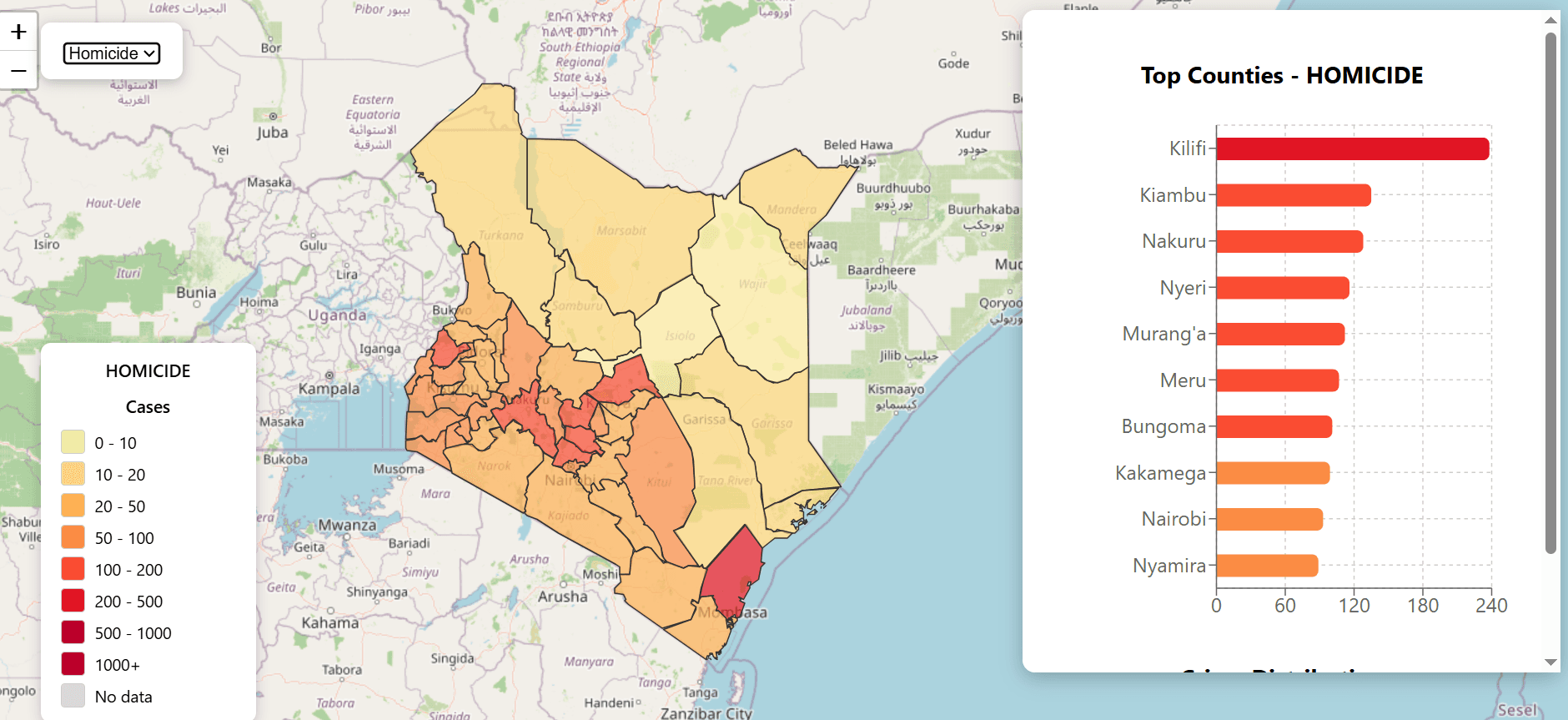 Crime Mapping Dashboard